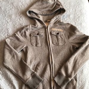 Abercrombie kids grey hoodie